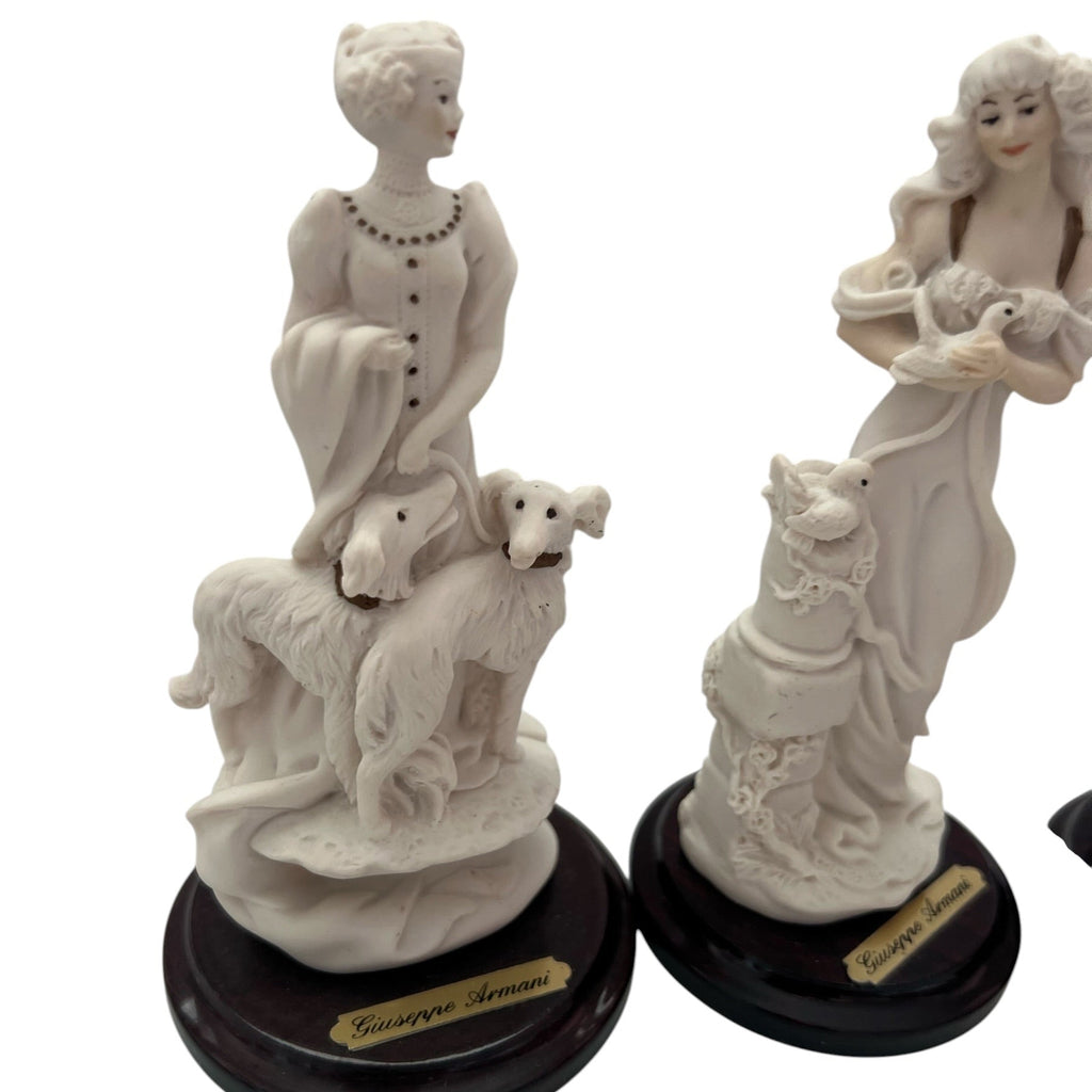 Vintage Giuseppe Armani Florence Italy Figurine Statue Lot of 3