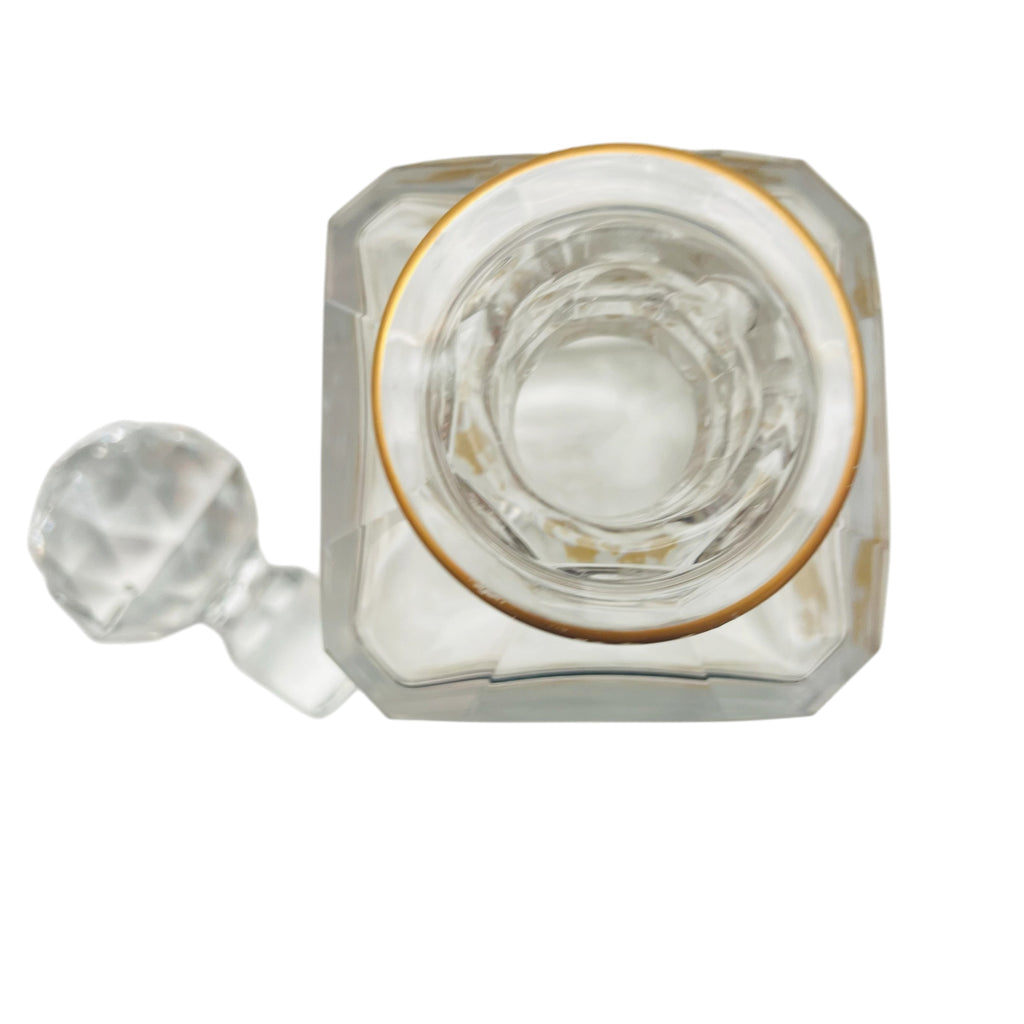 Val St Lambert Danse de Flore Clear (Cathedral Shape) Decanter with Stopper