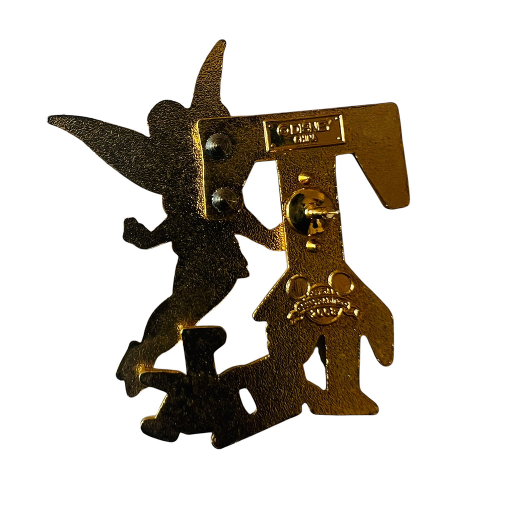 Disney Tinker Bell Glittered ''T'' Pin
