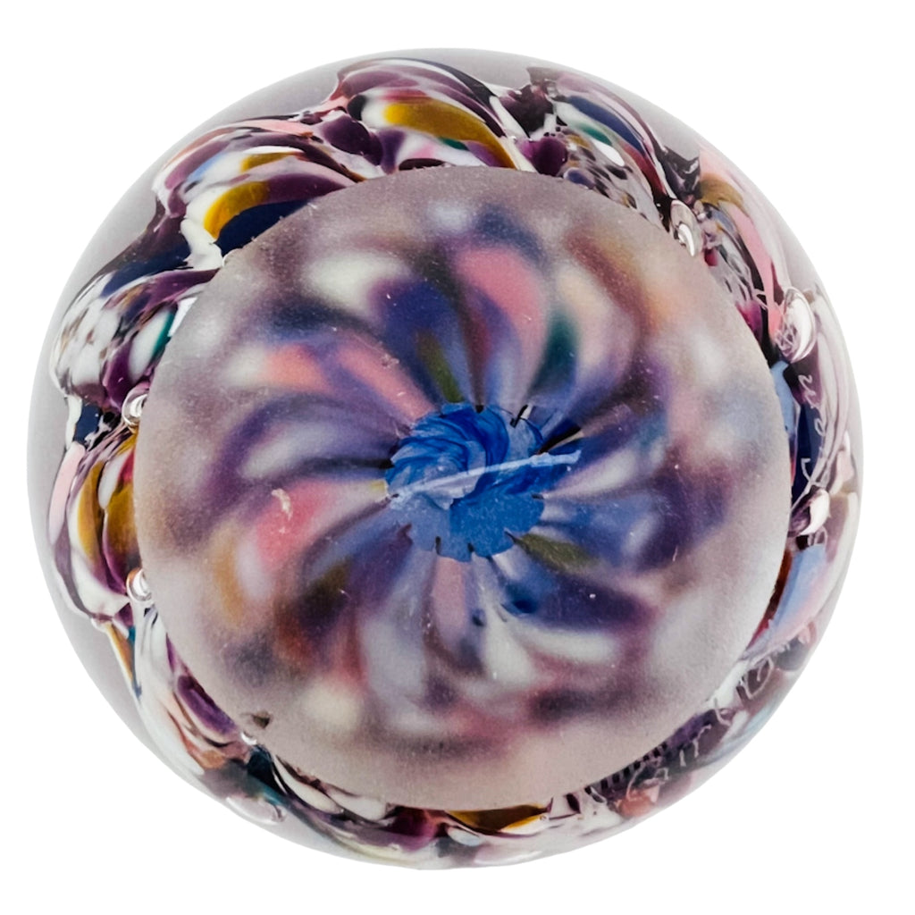 Vintage Art Glass Scramble Paperweight
