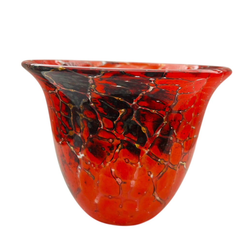 Vintage Studio Art Glass Signed Quazar Vase