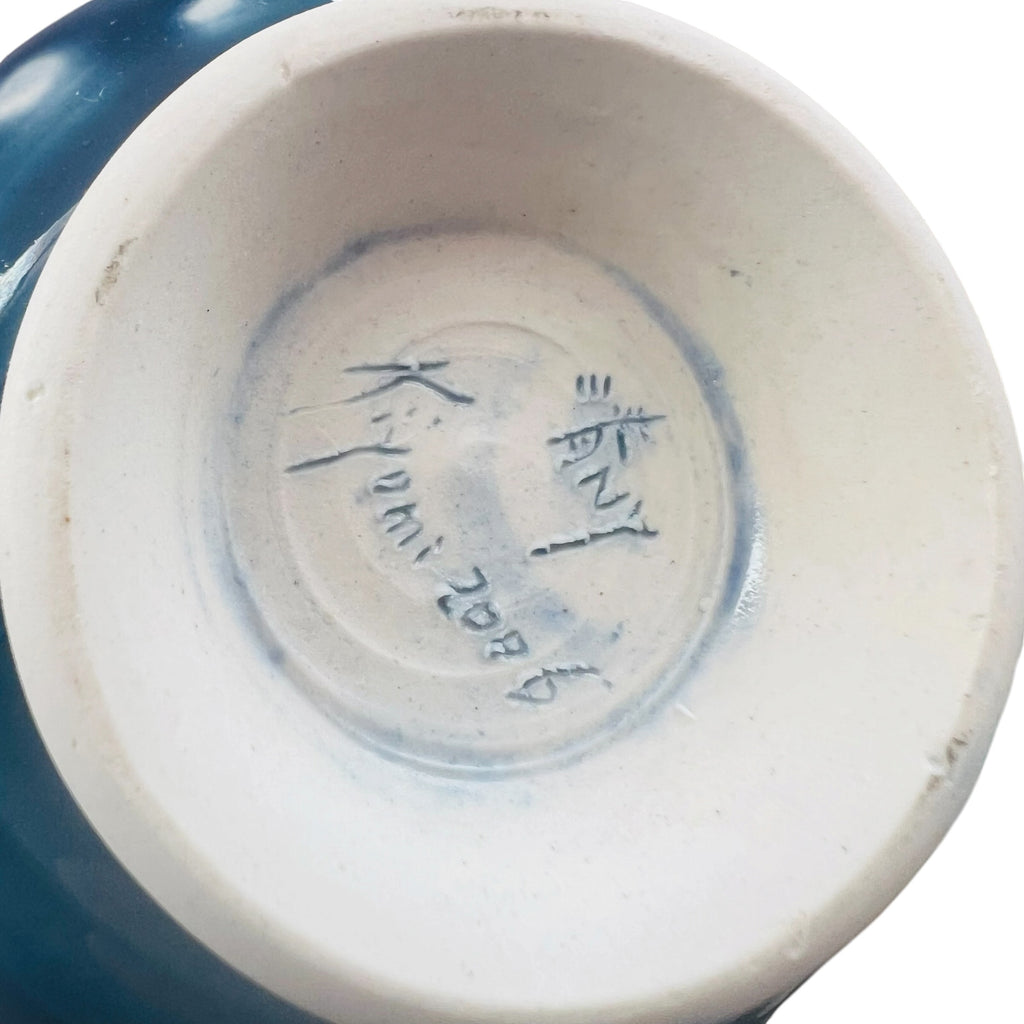 Signed Handcrafted Ceramic Cat Mug