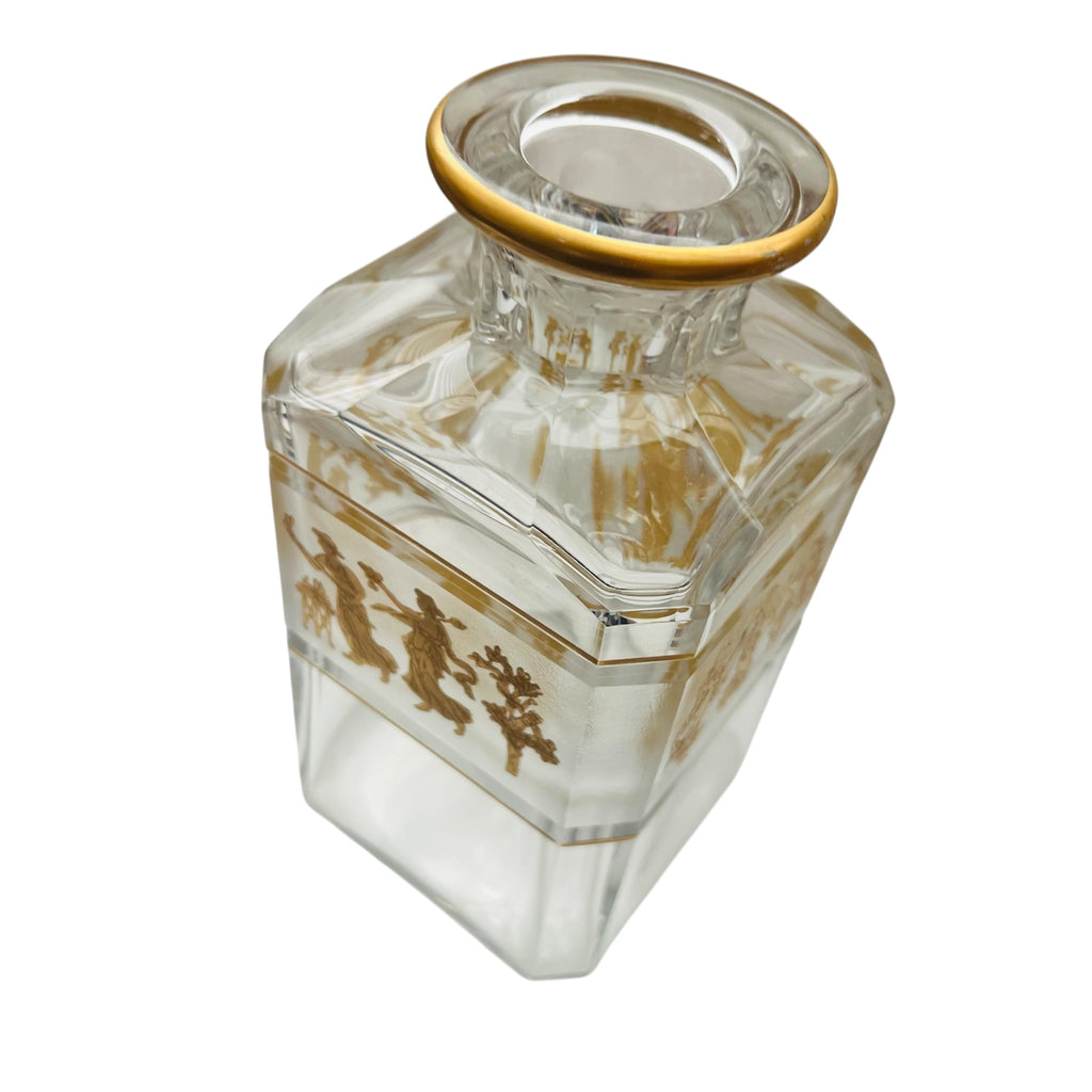 Val St Lambert Danse de Flore Clear (Cathedral Shape) Decanter with Stopper
