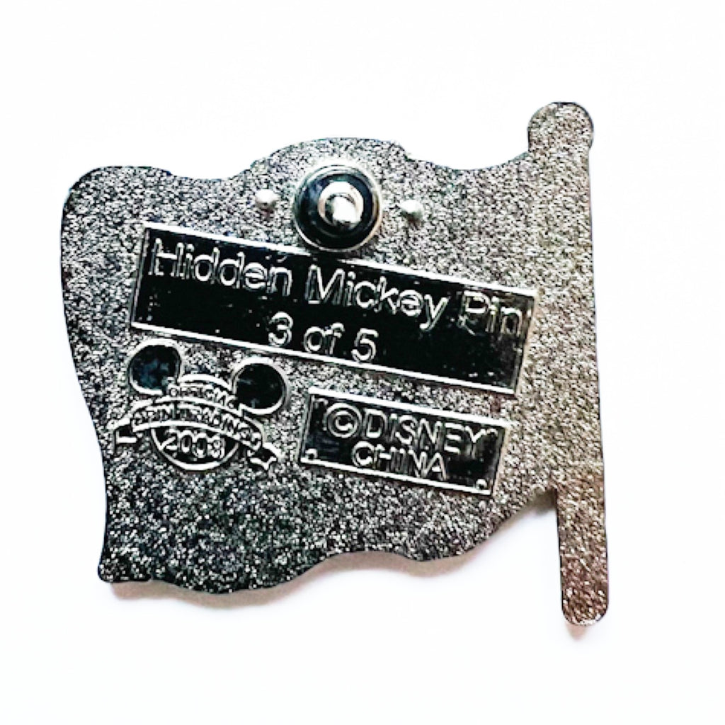 Disney Mickey Flag Hidden Mickey Fun Icons Pin