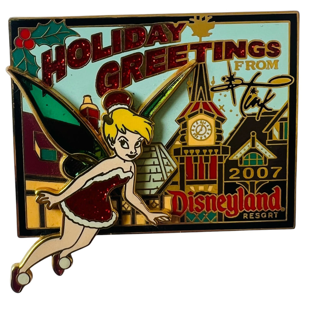 Disbey DLR Tinker Bell 2007 Holiday Greetings Limited Edition 1000 Pin