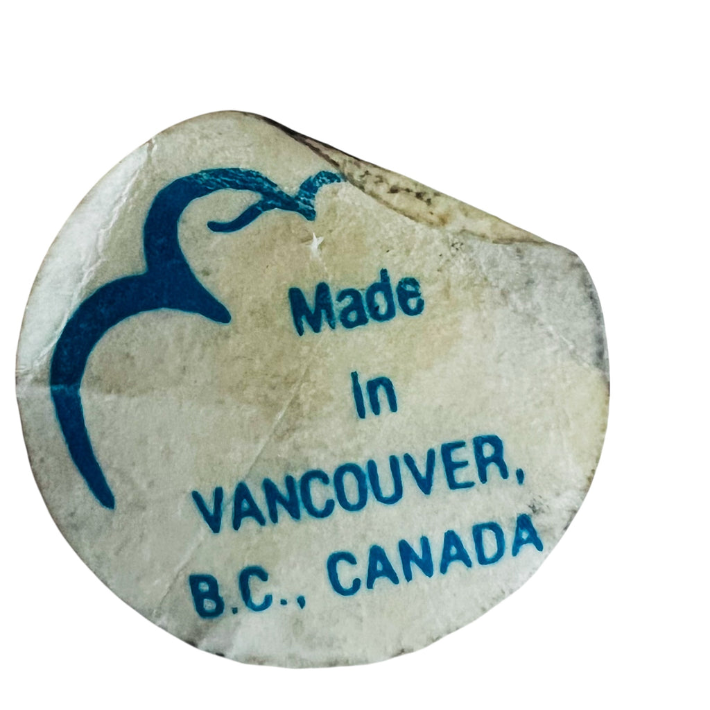 Vancouver Canada White and Black Ceramic Seal Figurine
