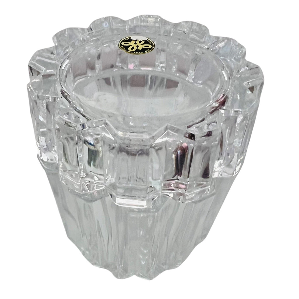 Hoya Crystal Japan Glass Caniste w/Lid