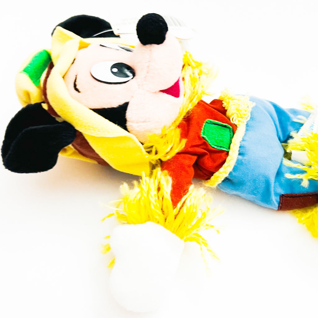 Disney MOUSEKETOYS Mickey Mouse Scarecrow Bean Bag Plush