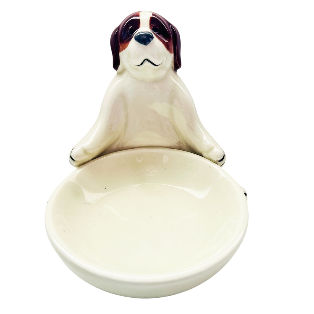 Vintage Quon-Quon MCML XXX Japan St. Bernard Trinket Dish