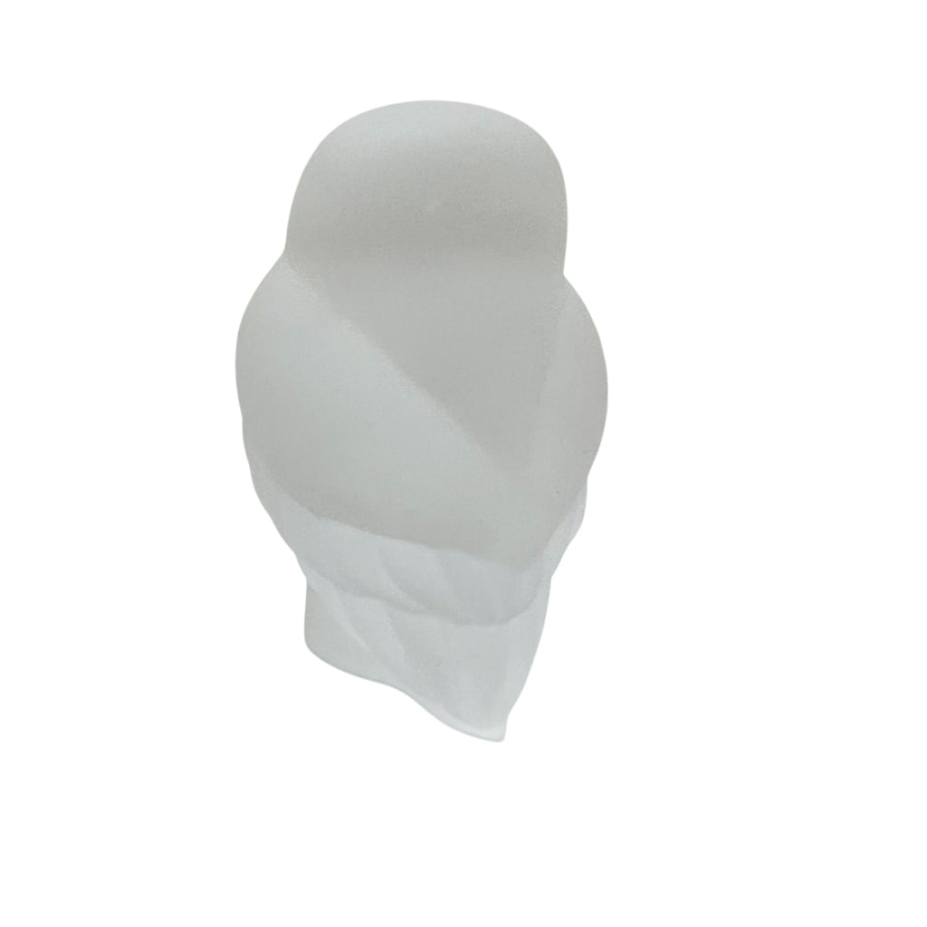 Vintage 1980 The Franklin Mint Drosted Owl Bird Figurine