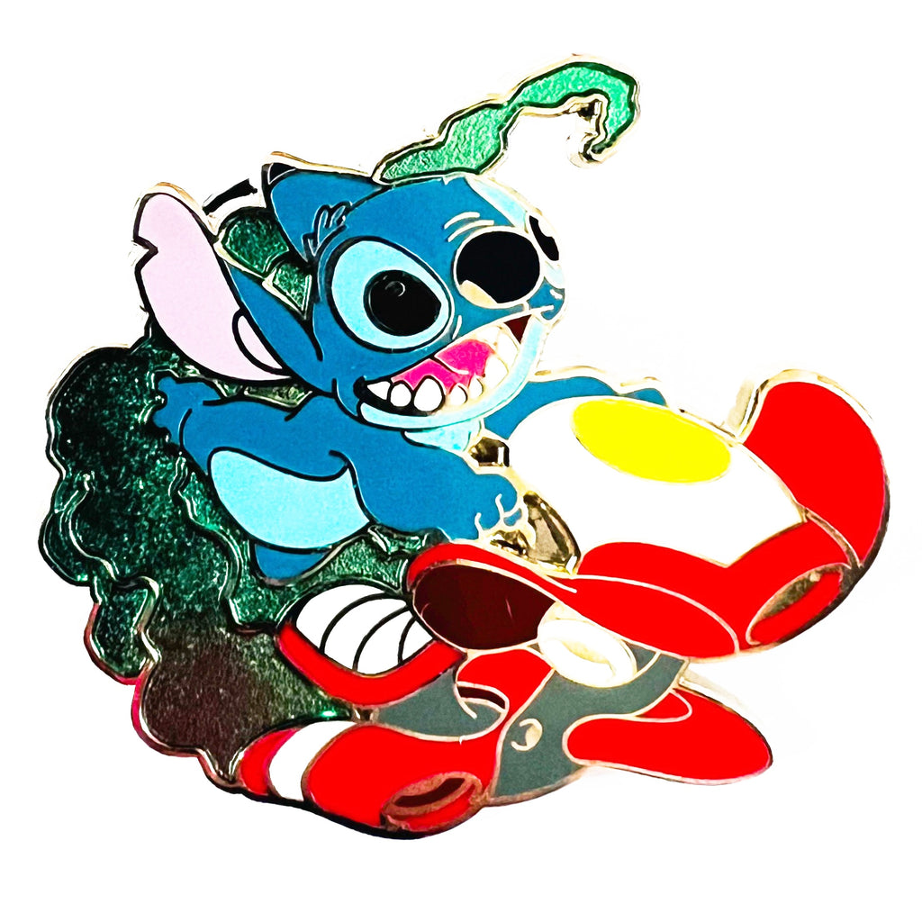 Disney Stitch Experiment 626 Riding a Spaceship Pin
