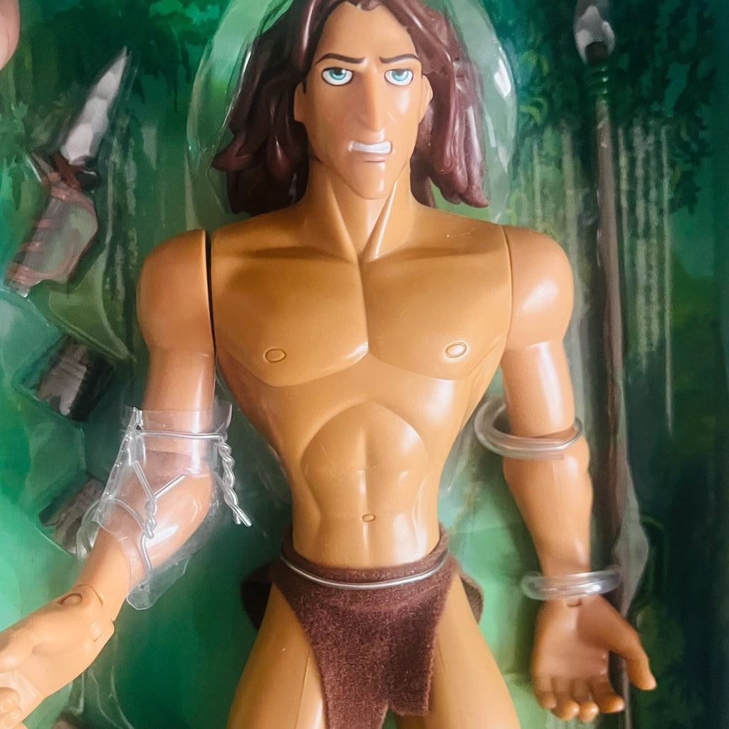 Vintage Tarzan Rad Repeatin' Tarzan 12" Action 1999 Mattel Figure