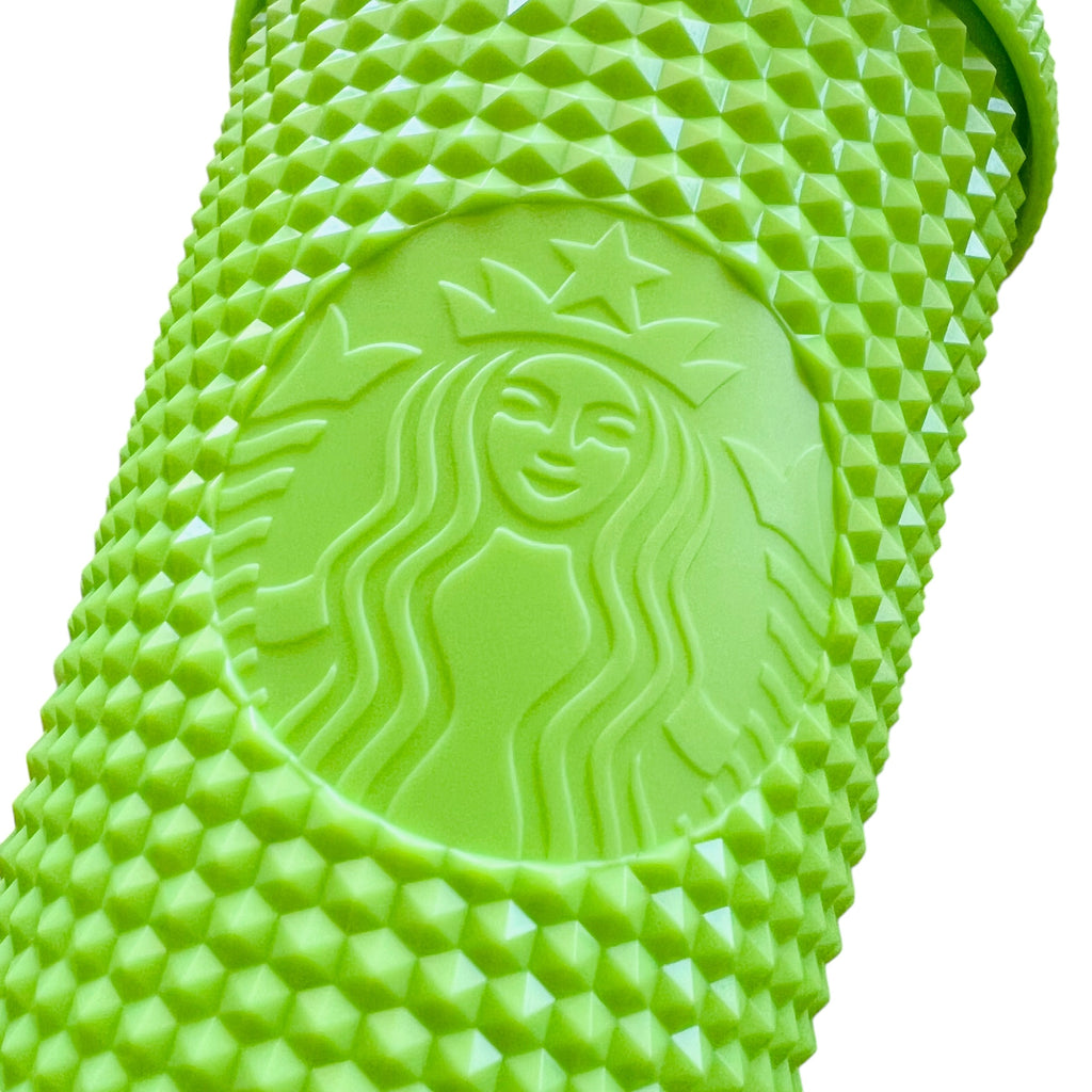 Starbucks Lime Neon Green Studded Dome Cup 30th Anniversary Tumbler