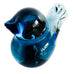 Art Glass Cobalt Blue Bird Figurine Paperweight Artist Signed