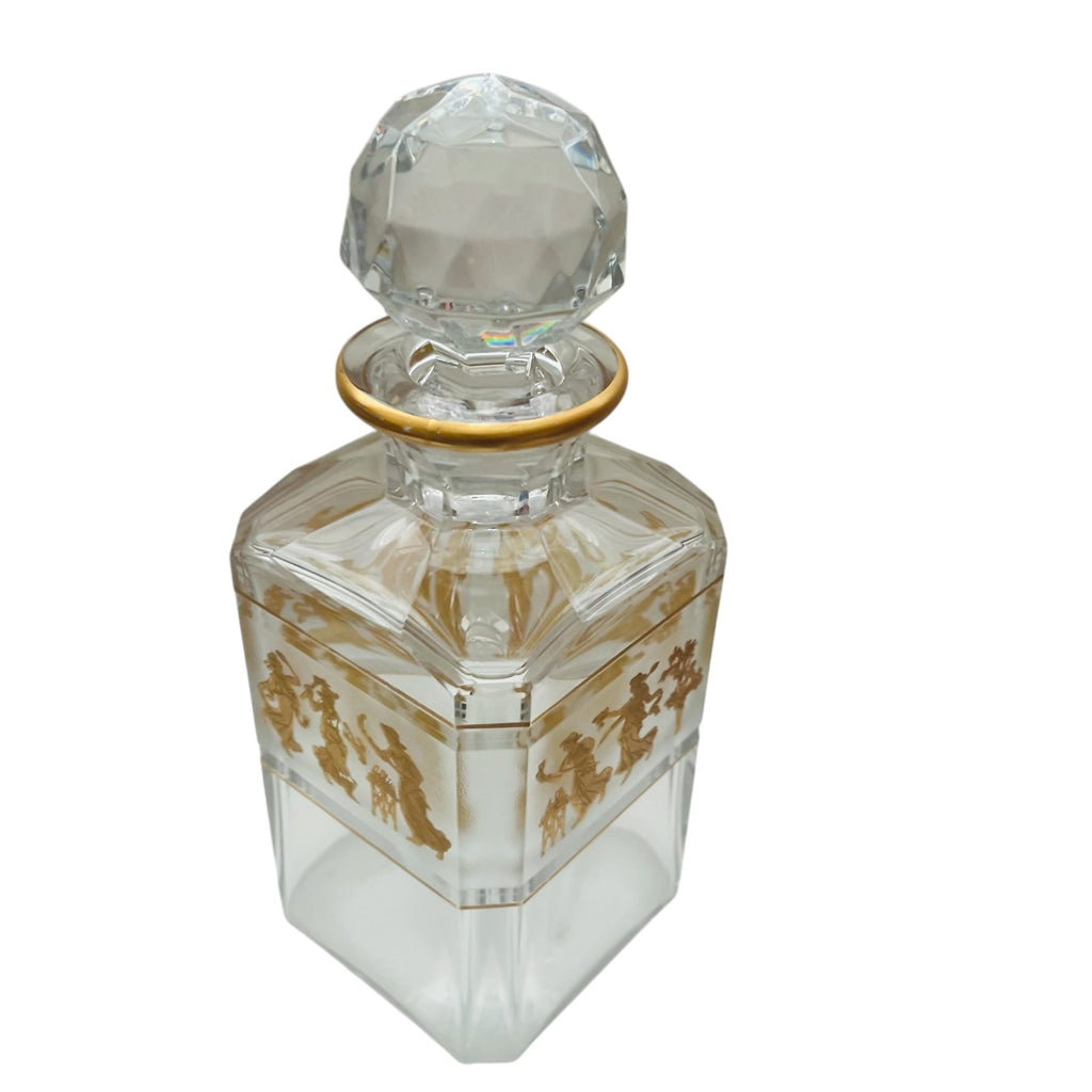 Val St Lambert Danse de Flore Clear (Cathedral Shape) Decanter with Stopper