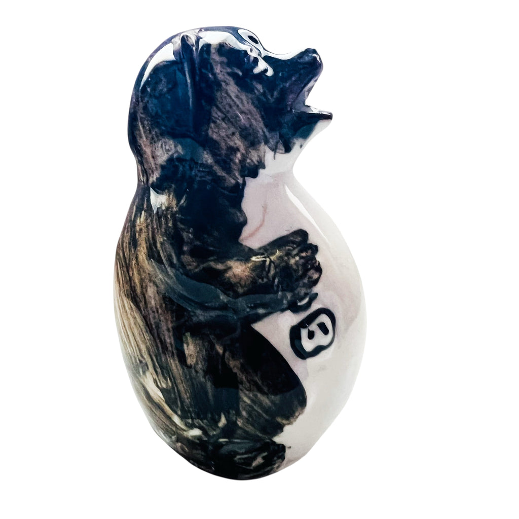 Vintage Bear Open Mouth Saki Pottery Dispenser