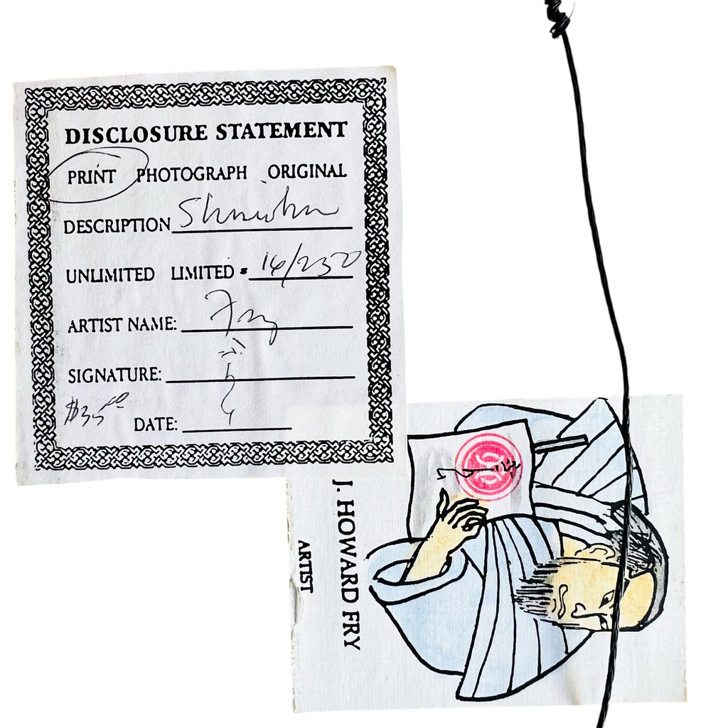 J. Howard Fry Signed Bonsai Tree Framed Art Print