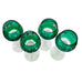Vintage Mini Emerald Vintage Green Cut Crystal Glasses Set of 4