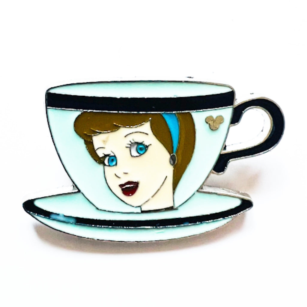 Disney Cinderella Princess Tea Cup Hidden Mickey Pin