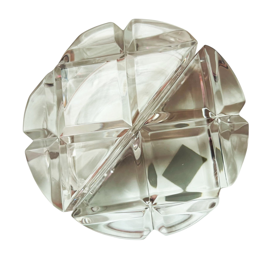 Mikasa Crystal Yugoslavian Candlestick 2 PC Set