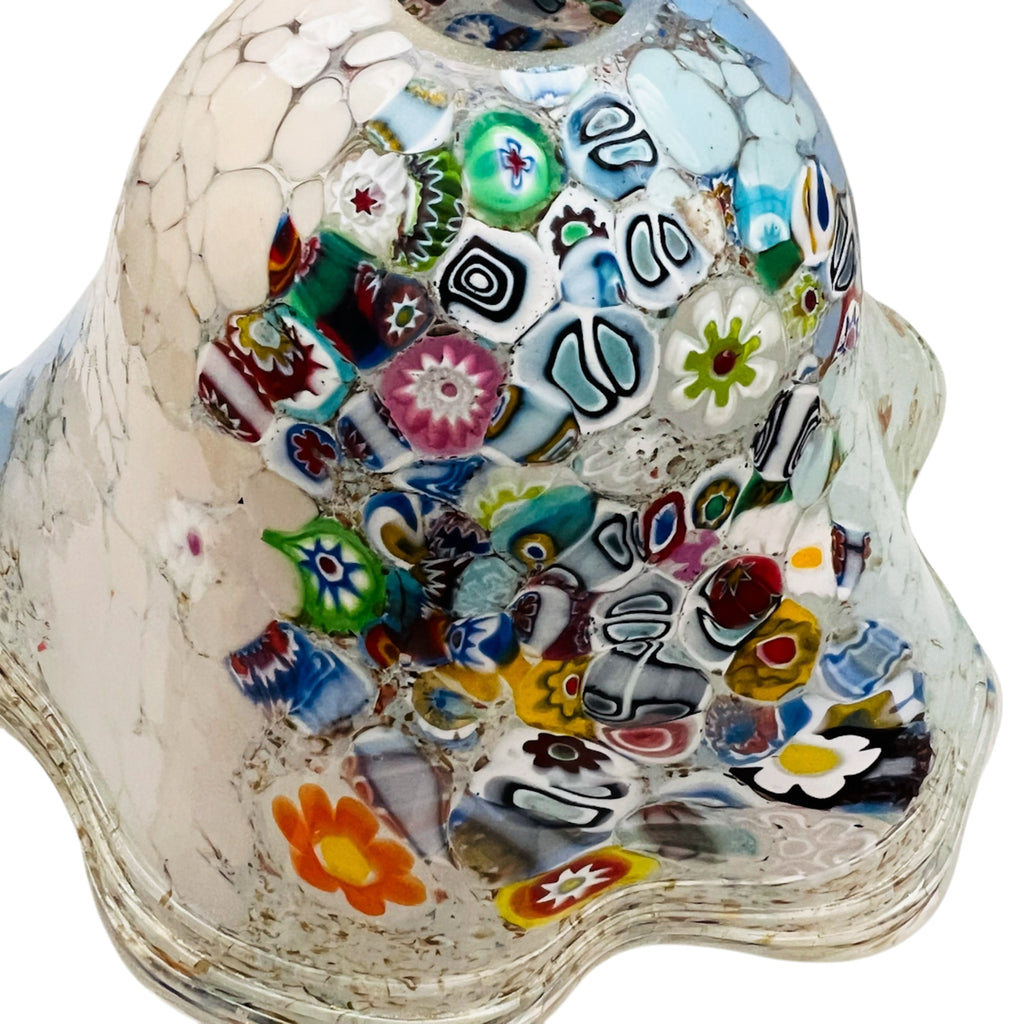 Vintage Murano Made In Italy Glass Millefiori Lamp Shade