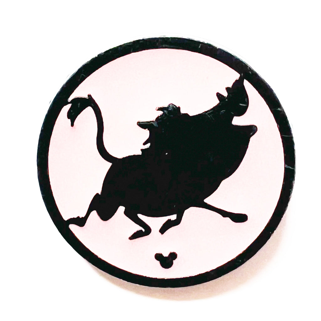 Disney Silhouettes Pumba Lion King Hidden Mickey Character Pin