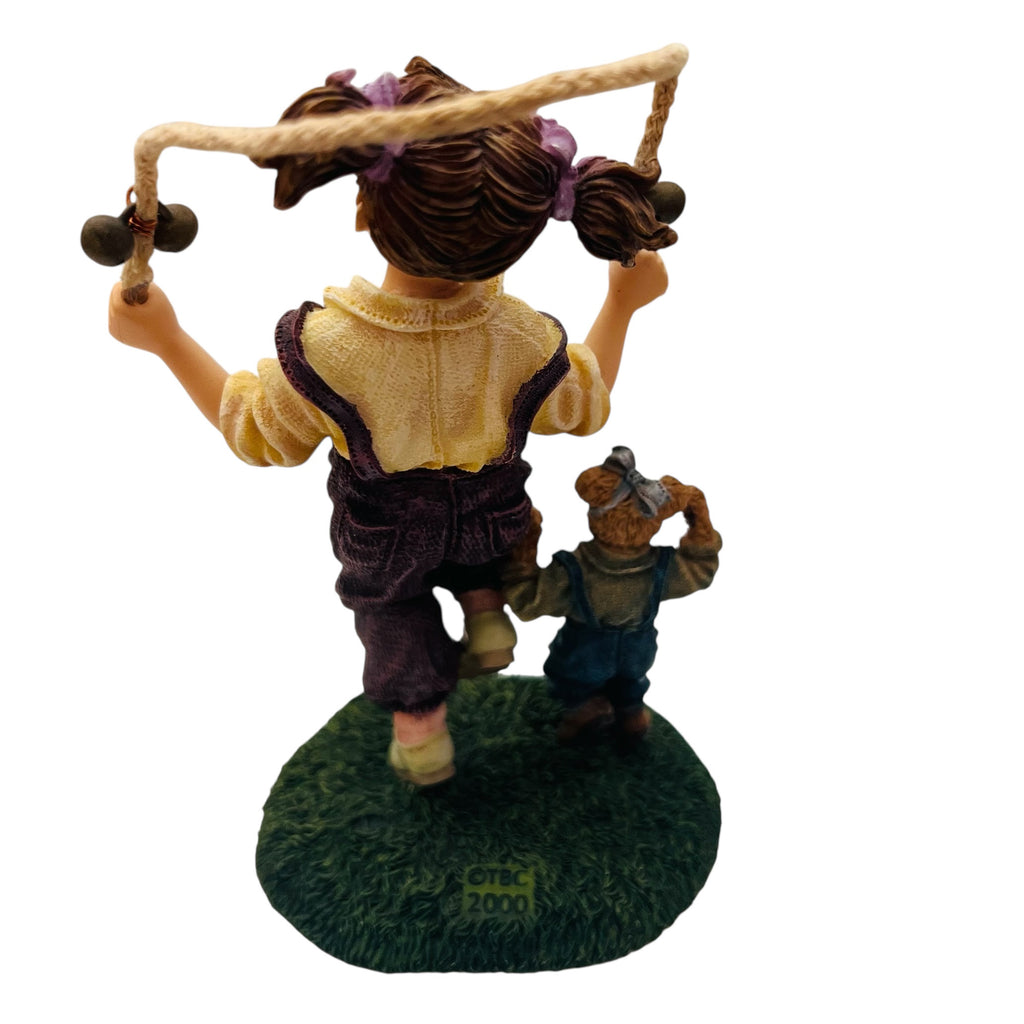 The Boyds Dollstone "Taylor w/Jumper...Playtime" Figure