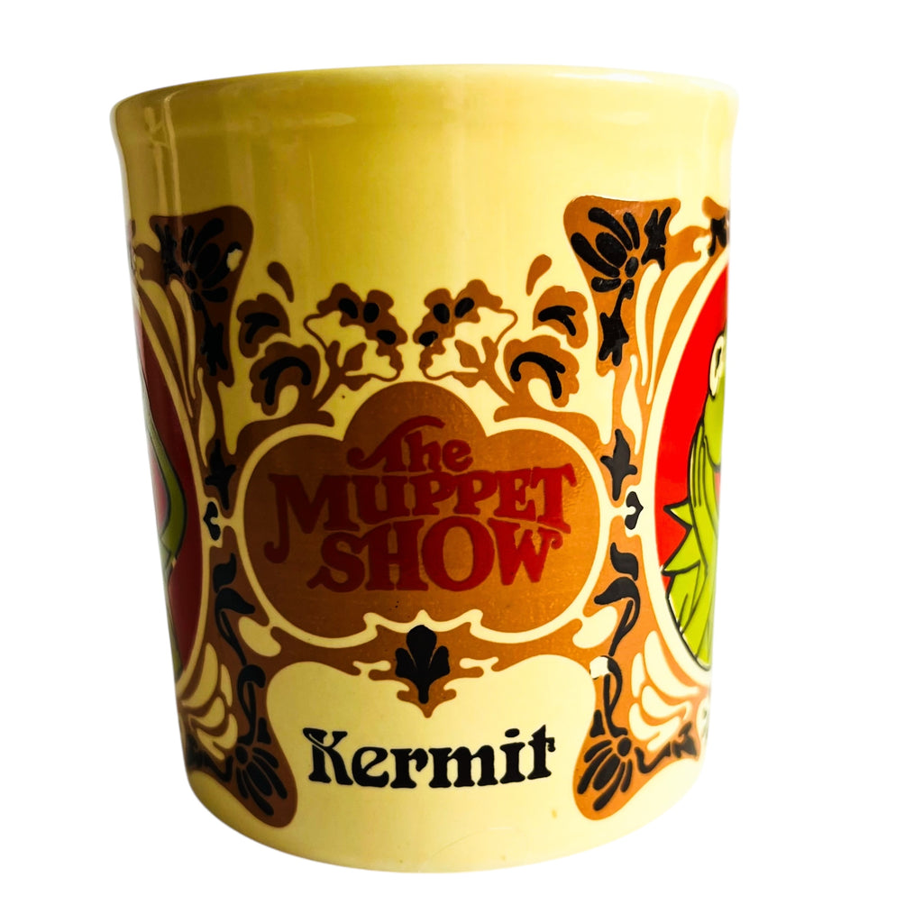 Vintage Kiln Craft Muppet Show Kermit The Frog 1978 England Coffee Mug