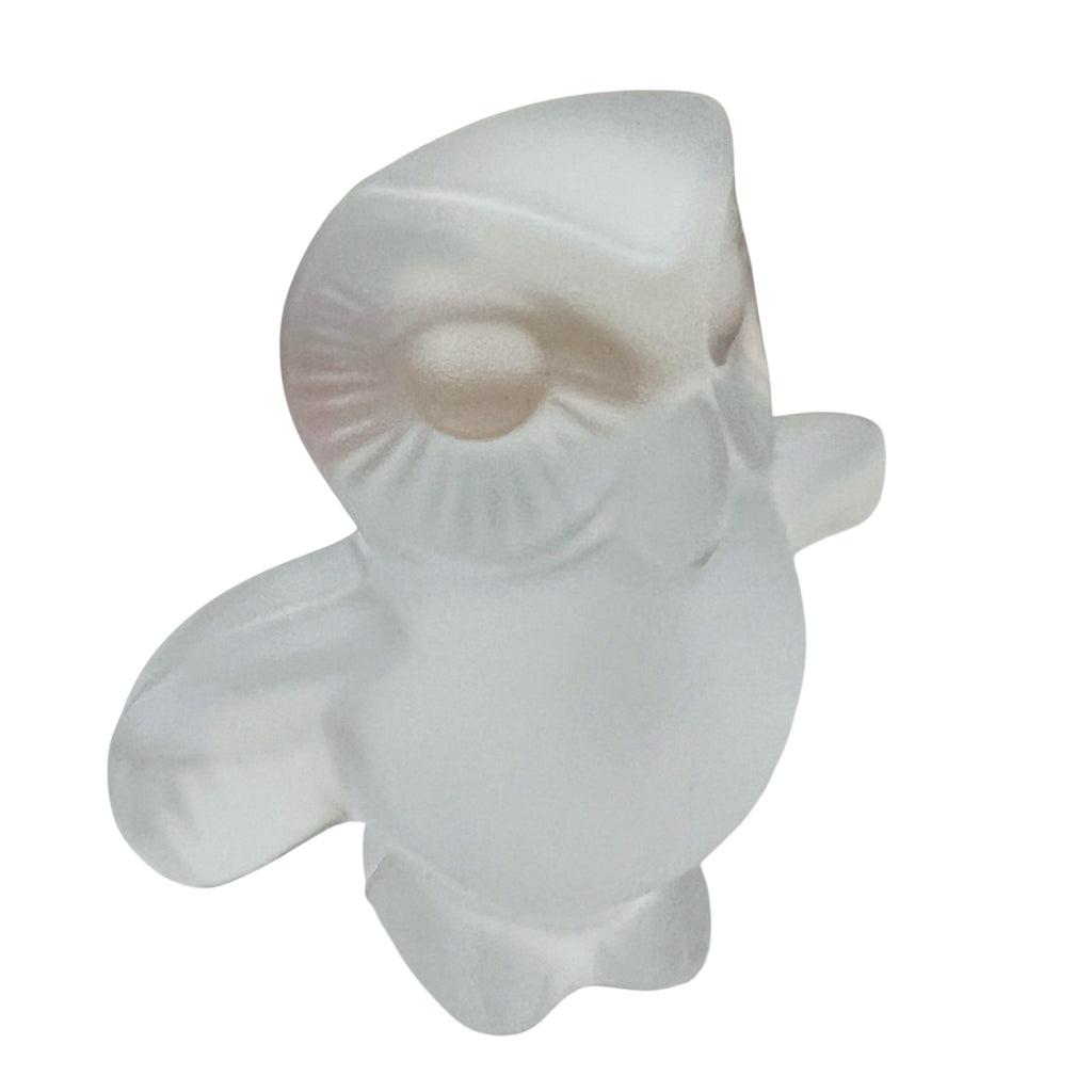 Vintage Cristal De Sevres France Frosted Glass Figurine