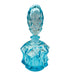 Vintage I. W. Rice and Co. Light Blue Glass Perfume Bottle Made in Japan