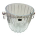 Mikasa Park Lane Champagne Clear Ice Bucket with Silver Handles