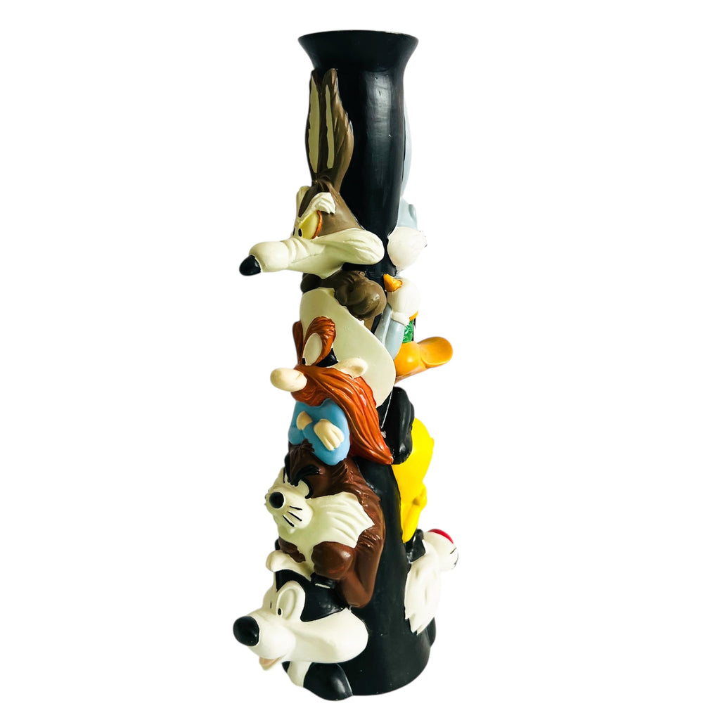 Warner Bros Studio Store Looney Tunes Totem Pole Candle Stick Holder