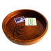 Futa Balleries Wooden Lacquer Round Craft Japan Tea Tray
