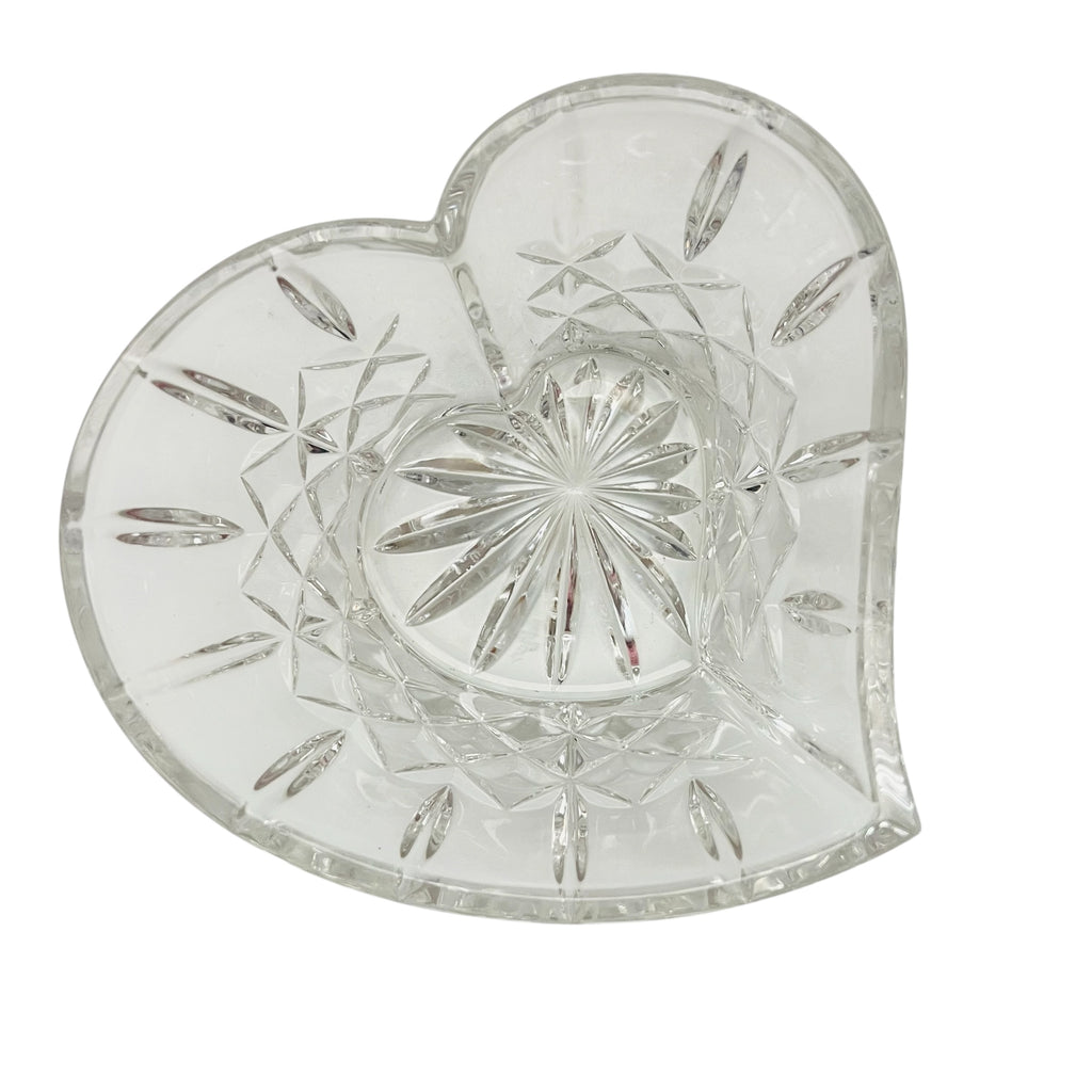 Vintage Waterford Crystal Heart Shape Bowl