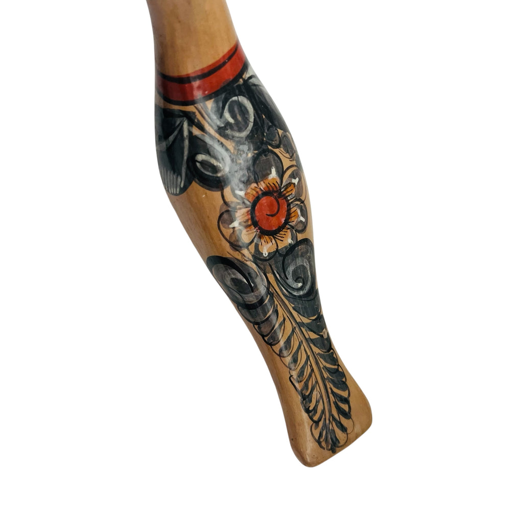 Vintage Tonala Ceramic Mexican Pottery Bird Figurine