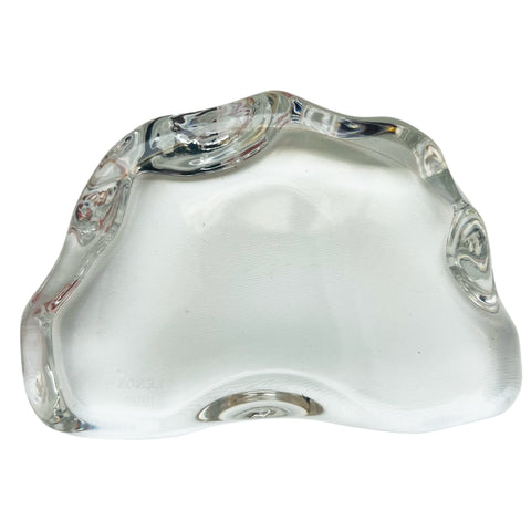 Vintage Lenox 1995 Clear Glass Paperweight