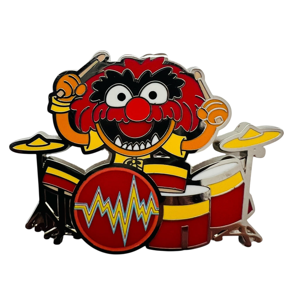 Disney The Muppets Animal Electric Mayhem Band Drums Pin