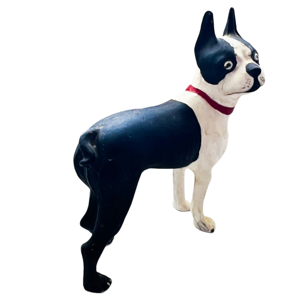 Antique Cast Iron Boston Terrier Doorstop