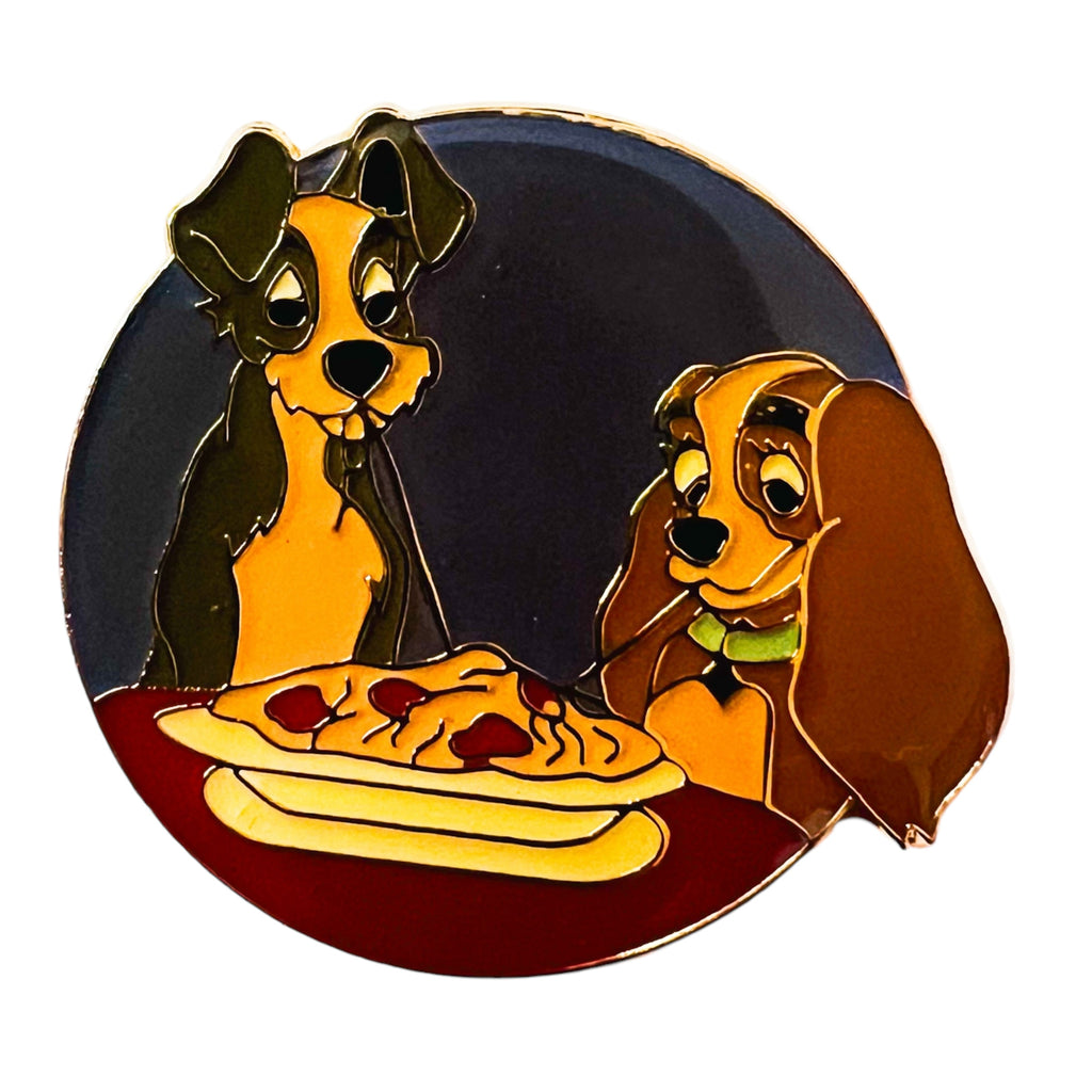 Disney Lady and the Tramp The Disney Channel 10th Anniversary Pin