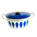 Cathrineholm Midcentury Cobalt Blue Lotus Dutch Oven Pot with Lid