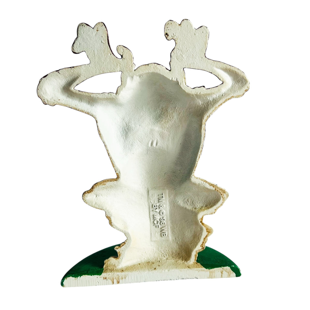 Vintage TasmanianSevil Looney Tunes TM 96”WB by MCF Iron Bookend/Doorstop