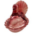 Vintage Glass Cranberry Hen on Nest Candy Dish