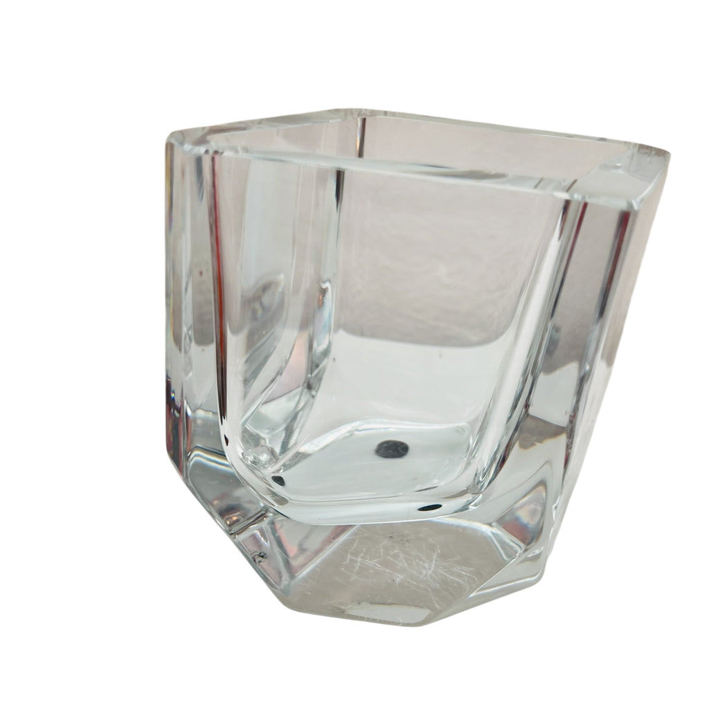 Kosta Boda Diamond Crystal Signed Numbered Vase