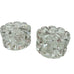 Vintage Crystal Candle Holder Pair