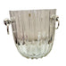 Mikasa Park Lane Champagne Clear Ice Bucket with Silver Handles