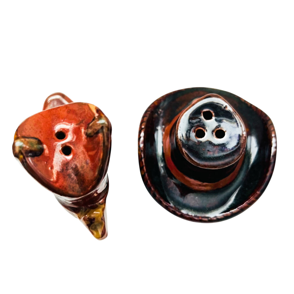 Canyon Ranch by HOMESTUDIO Cowboy Boot and Hat Salt and Pepper Shakers