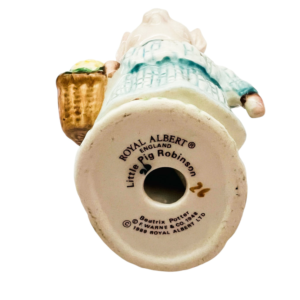 Beatrix Potter Royal Albert Little Pig Robinson Beswick England Figurine