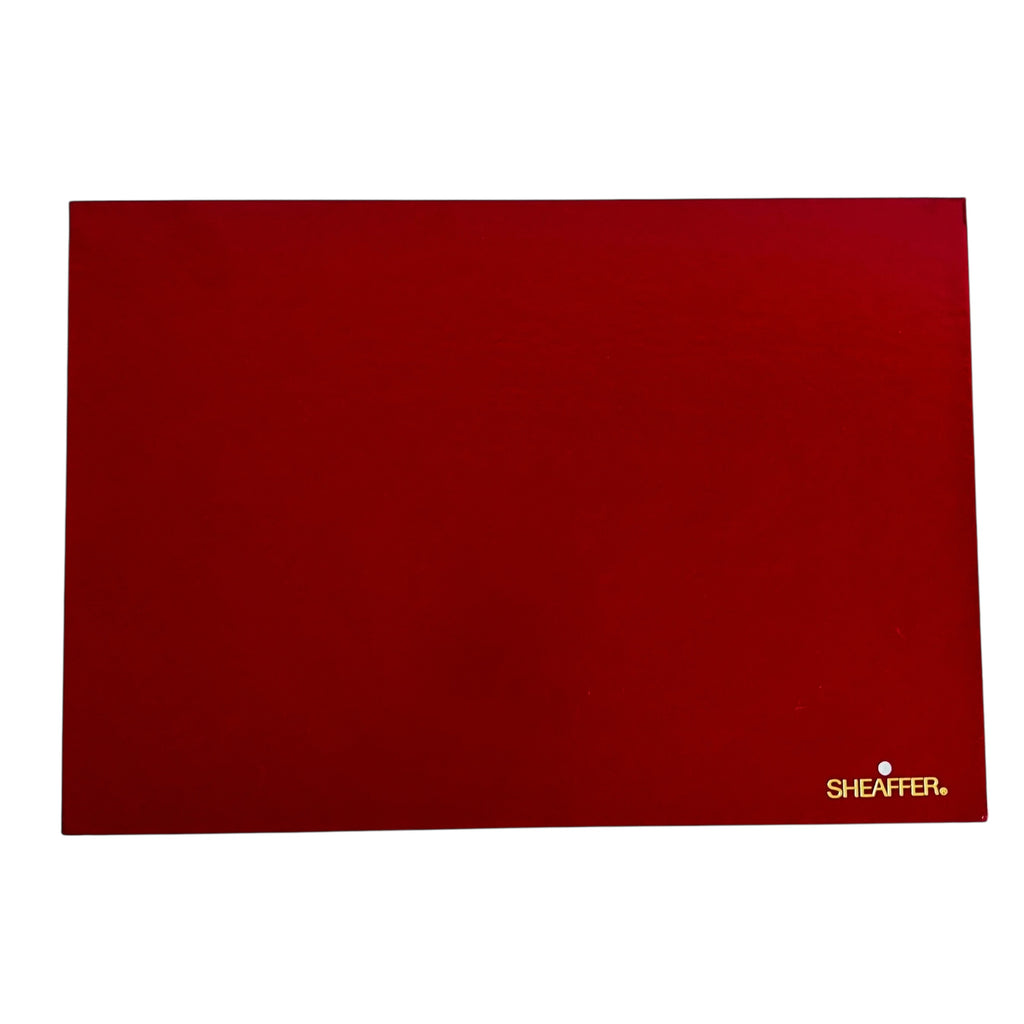 Sheaffer J15 Fountain Pen and Ballpoint Desk Set - Black Jet Crystal Base