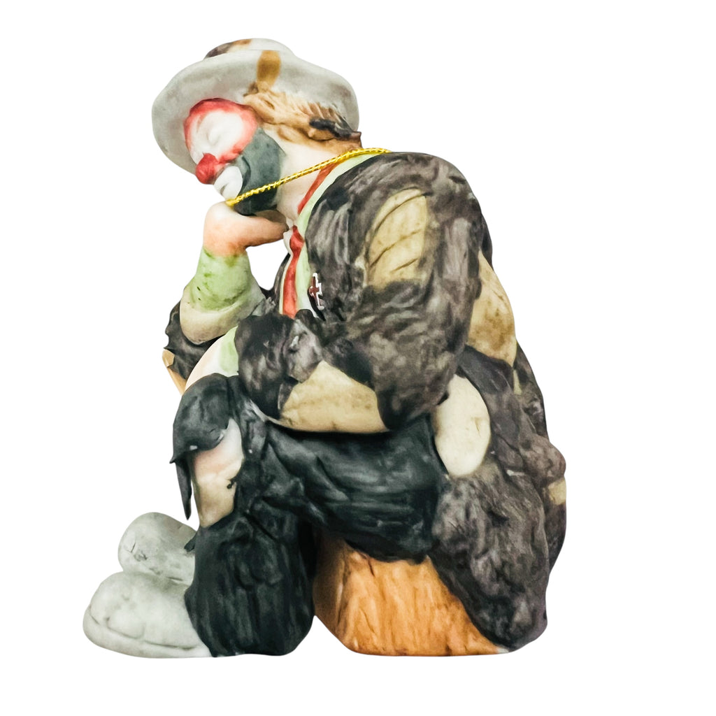 Vintage Emmett Kelly Jr. THE THINKER Miniature Collection Figurine
