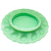 Vintage Fenton Jadeite Hen on Nest Deviled Egg Platter